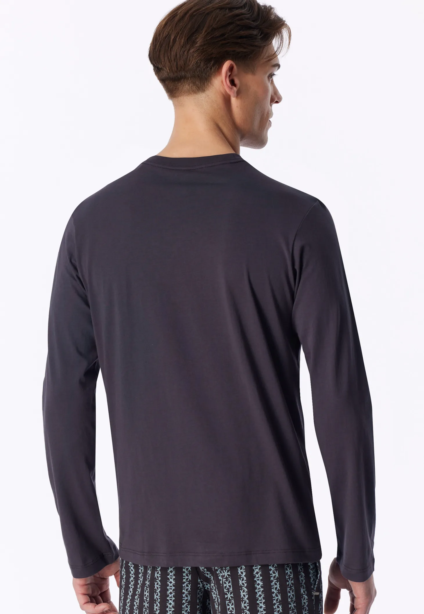 Shirt langarm graphit - Mix+Relax