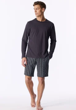 Shirt langarm graphit - Mix+Relax