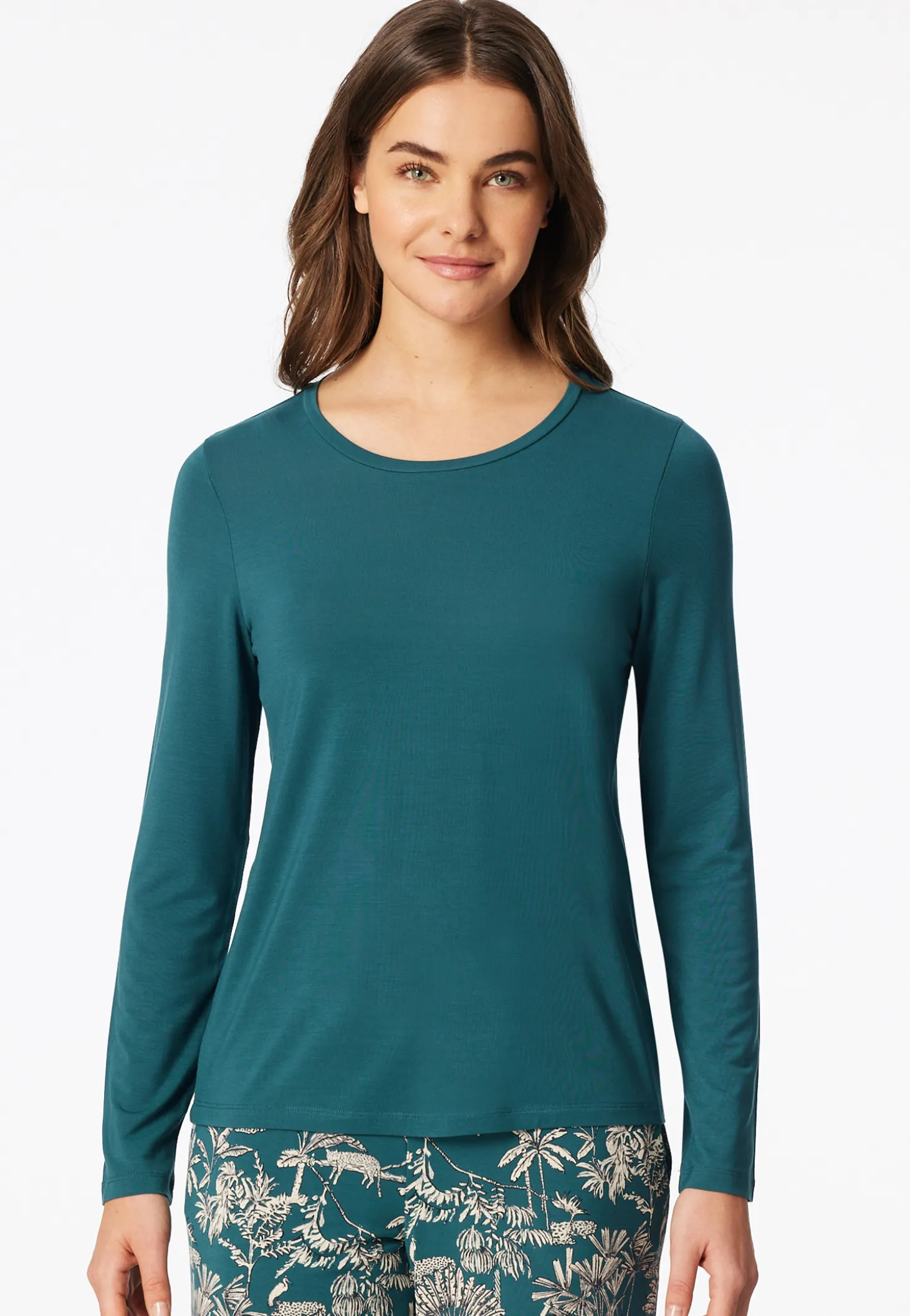 Shirt langarm grün - Mix+Relax