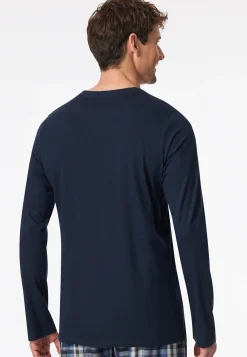 Shirt langarm nachtblau - Mix+Relax