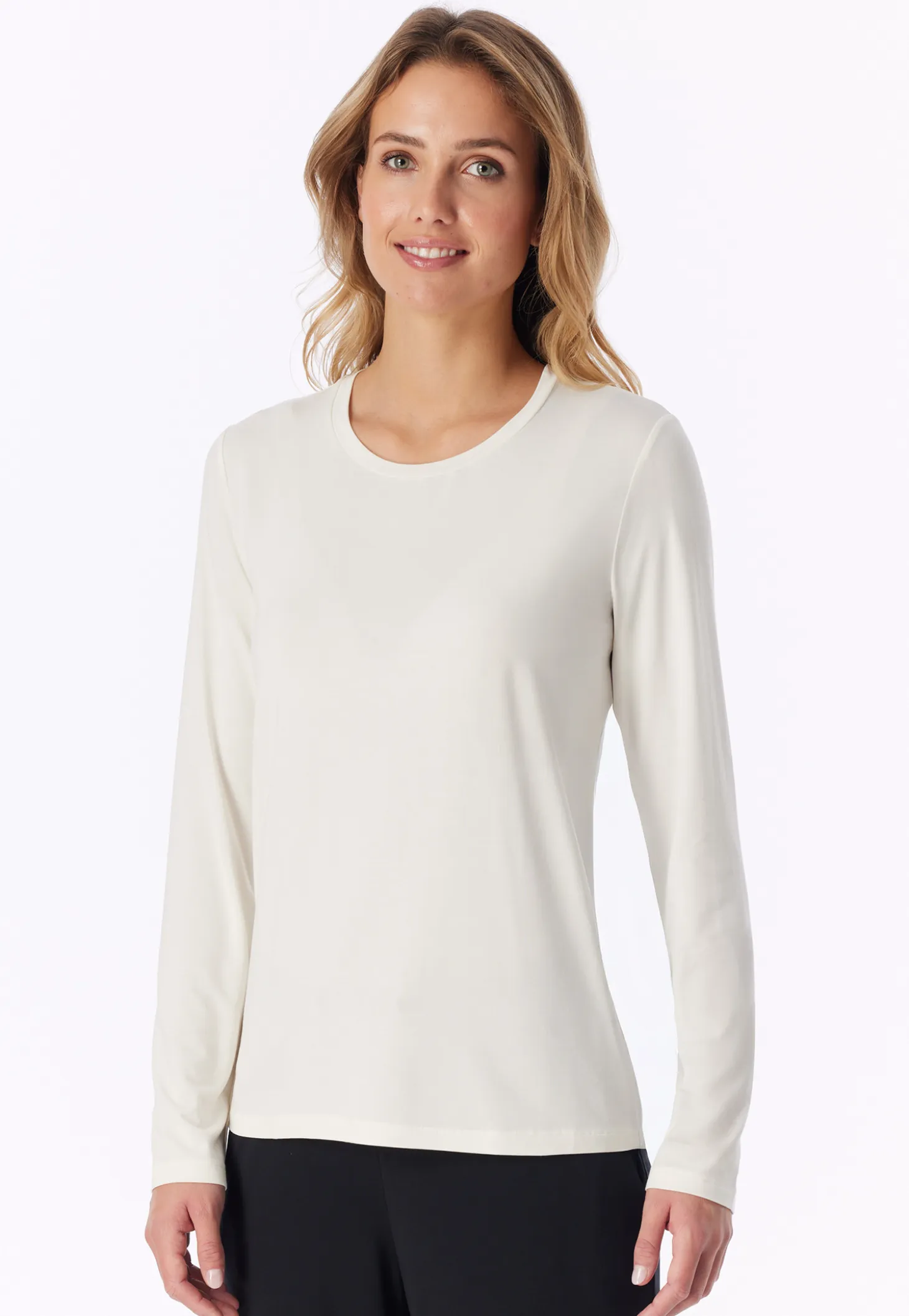 Shirt langarm naturweiß - Mix+Relax