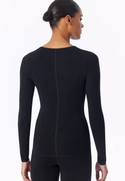 Shirt langarm schwarz - Personal Fit