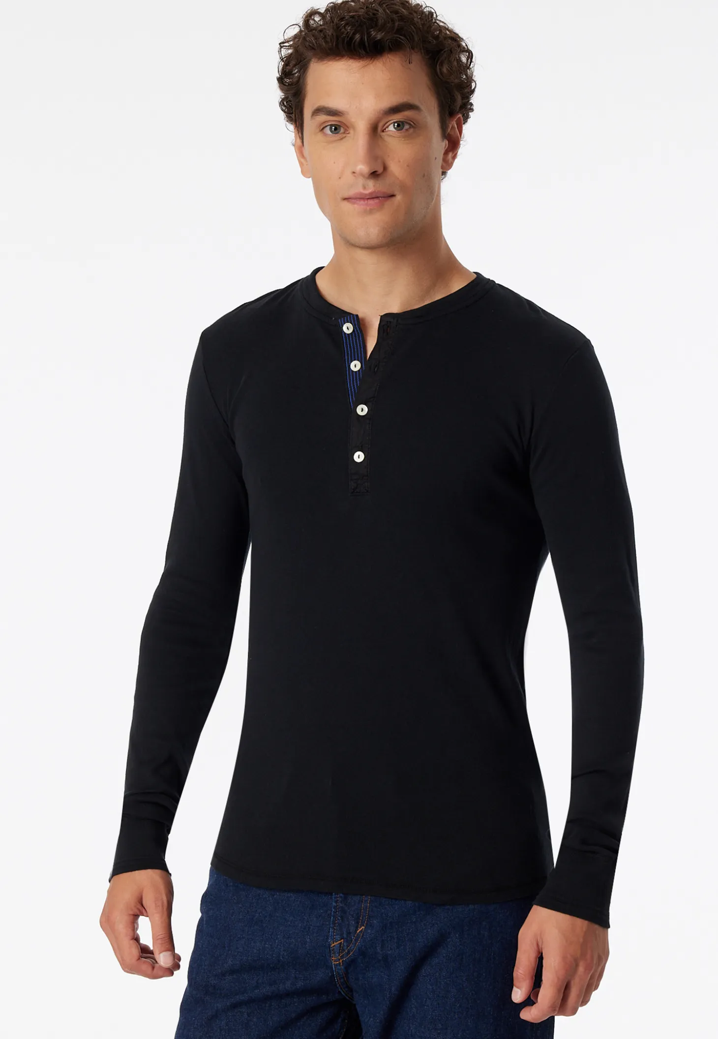 Shirt langarm schwarz - Revival Karl-Heinz
