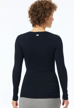 Shirt langarm schwarz - Revival Berta