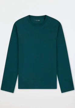 Shirt langarm tiefseegrün - Mix+Relax