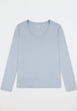 Shirt langarm V-Ausschnitt air - Mix+Relax