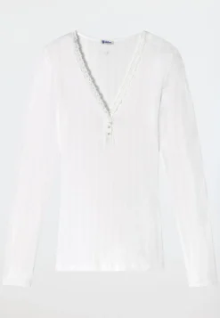 Shirt langarm weiß - Revival Agathe