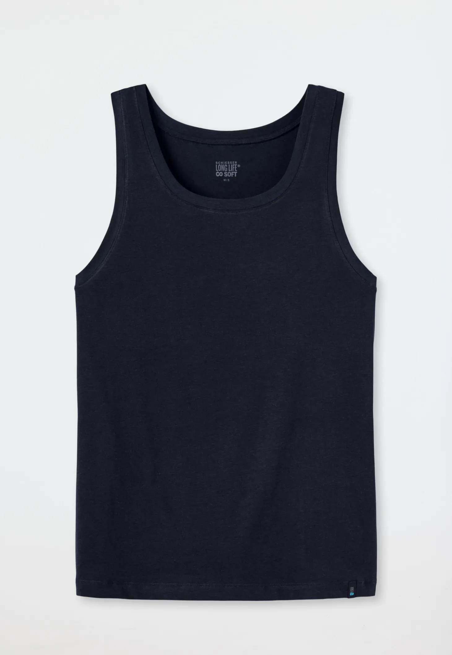 Shirt ärmellos blauschwarz - Long Life Soft