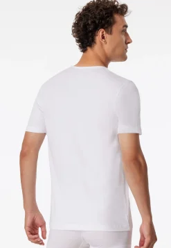 Shirts kurzarm 2er-Pack Rundhals weiß – 95/5