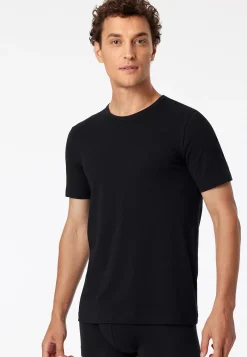 Shirts kurzarm 2er-Pack Rundhals schwarz - 95/5