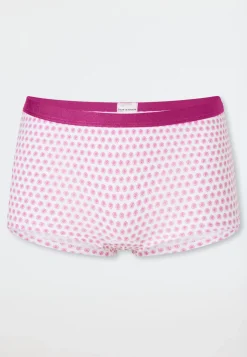 Shorts 3er-Pack Ringel Blümchen mehrfarbig - 95/5