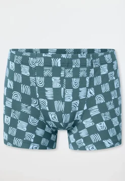 Shorts 5er-Pack Ringel Karos mehrfarbig - 95/5