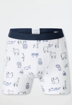 Shorts 7er-Pack Ringel Safari-Tiere mehrfarbig - 95/5