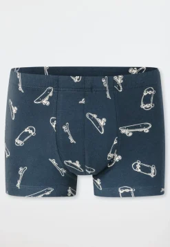 Shorts 5er-Pack Ringel Skateboards blau/ graumeliert - 95/5