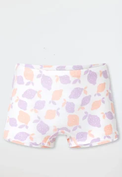 Shorts 3er-Pack Ringel Zitronen mehrfarbig - 95/5