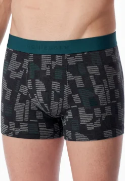 Shorts 5er-Pack schwarz/ grün gemustert - 95/5