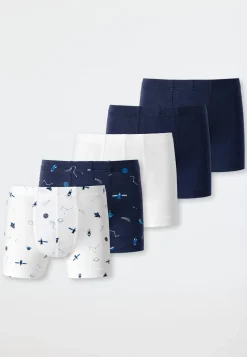 Shorts 5er-Pack Softbund Raumschiff mehrfarbig - 95/5