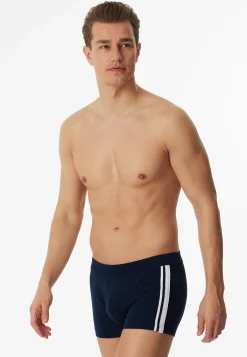 Shorts 3er-Pack Streifen dunkelblau - 95/5