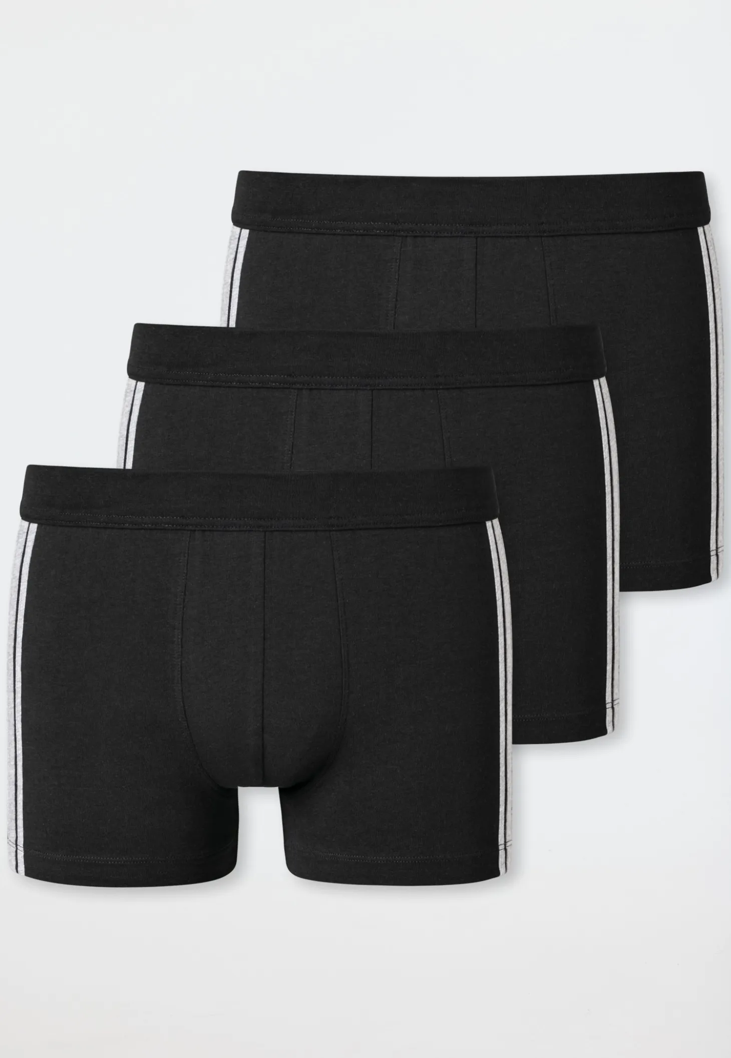 Shorts 3er-Pack Streifen schwarz - 95/5