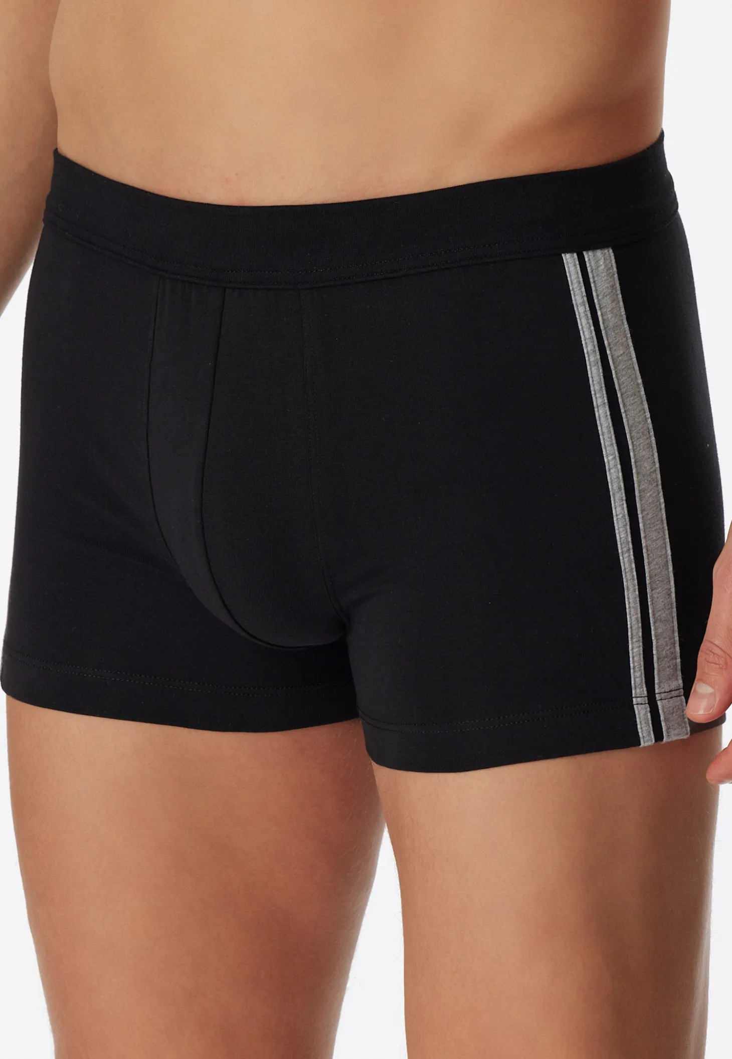 Shorts 3er-Pack Streifen schwarz - 95/5