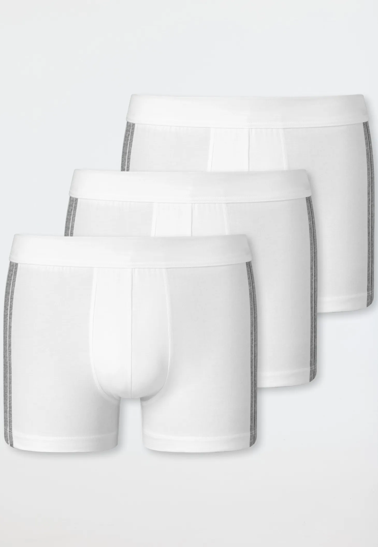 Shorts 3er-Pack Streifen weiß - 95/5