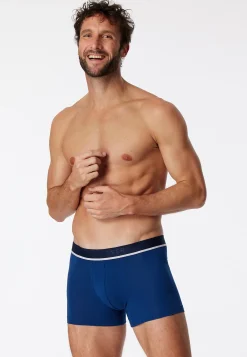 Shorts 3er-Pack Webgummibund blau/schwarz - 95/5