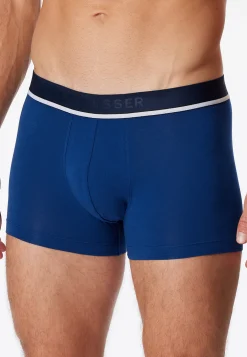 Shorts 3er-Pack Webgummibund blau/schwarz - 95/5