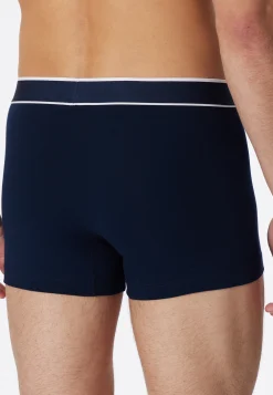 Shorts 3er-Pack Webgummibund dunkelblau - 95/5