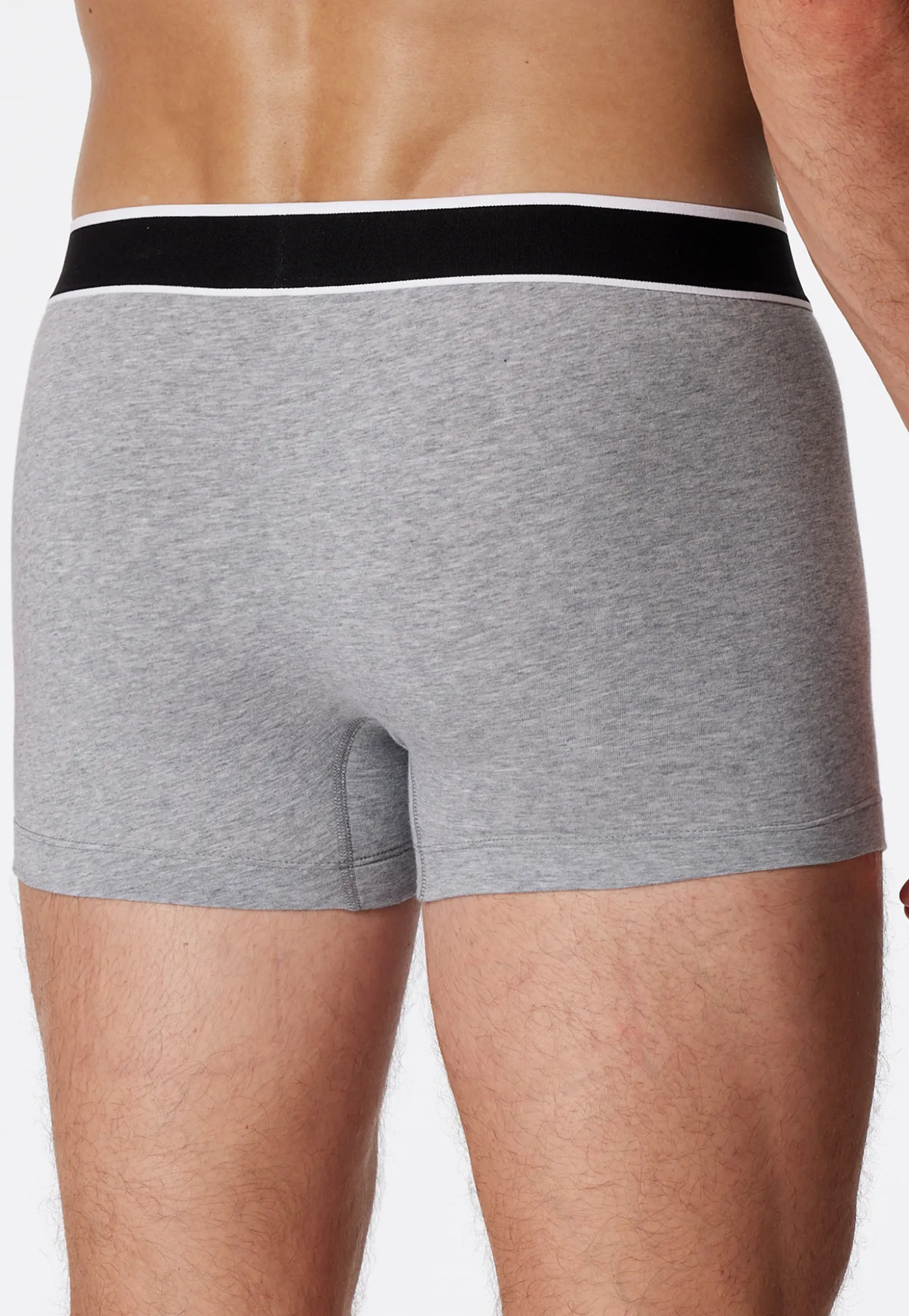 Shorts 3er-Pack Webgummibund grau-meliert - 95/5
