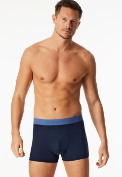 Shorts 3er-Pack Webgummibund nachtblau - 95/5