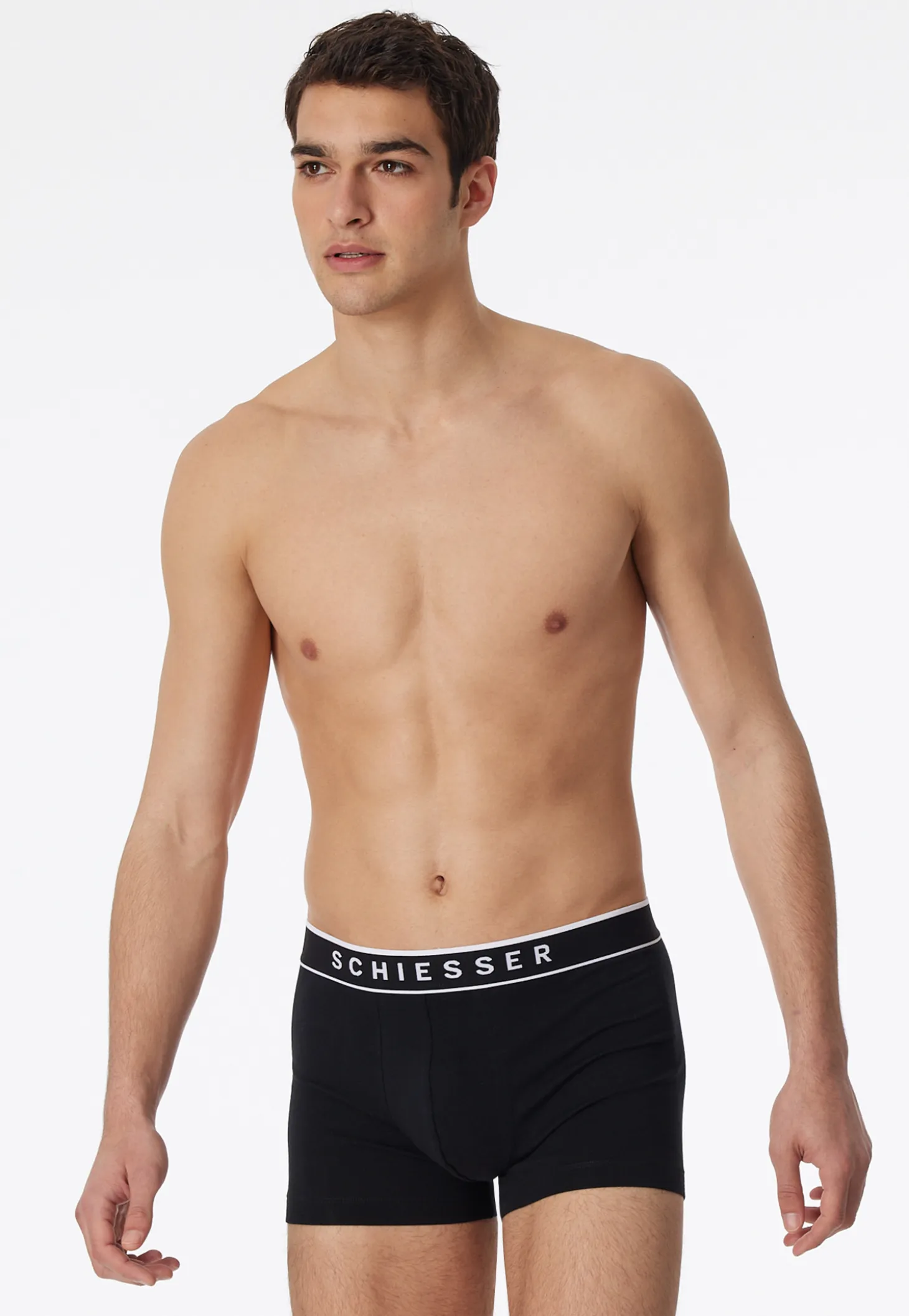 Shorts 5er-Pack Webgummibund schwarz - 95/5