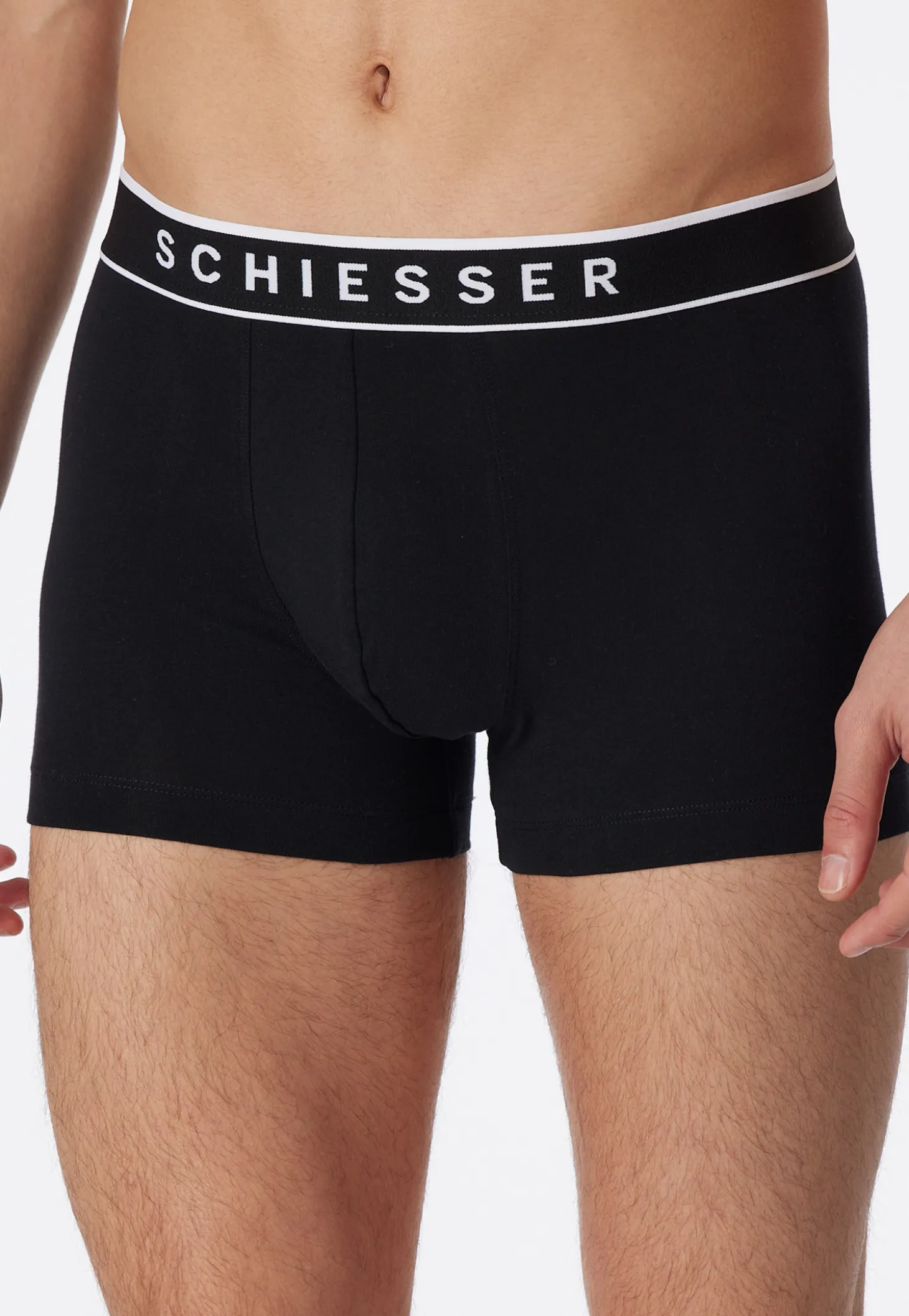 Shorts 5er-Pack Webgummibund schwarz - 95/5