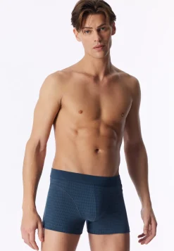 Shorts gemustert deep blue - Comfort Fit