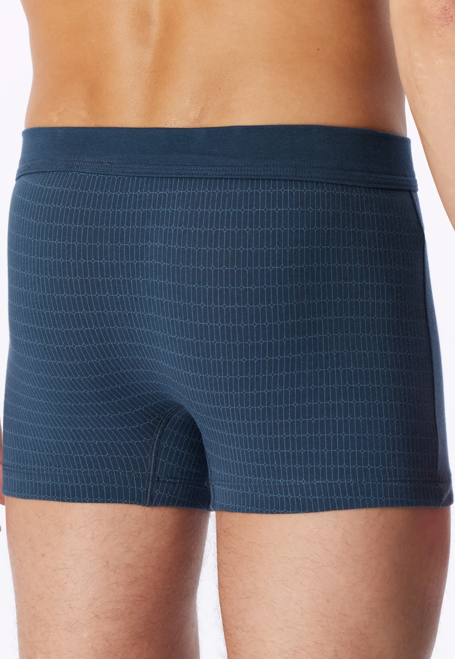 Shorts gemustert deep blue - Comfort Fit