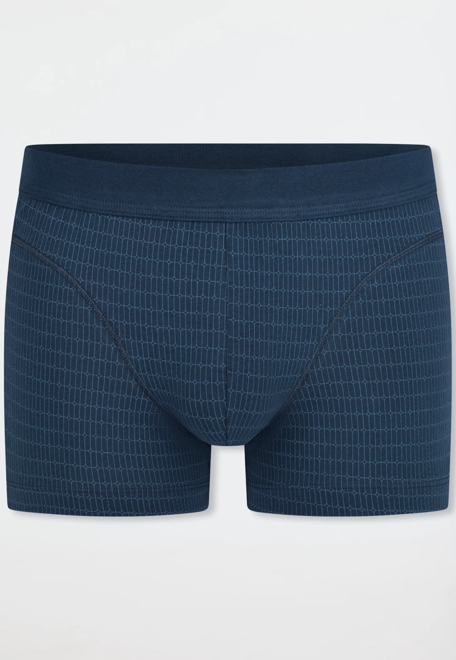 Shorts gemustert deep blue - Comfort Fit