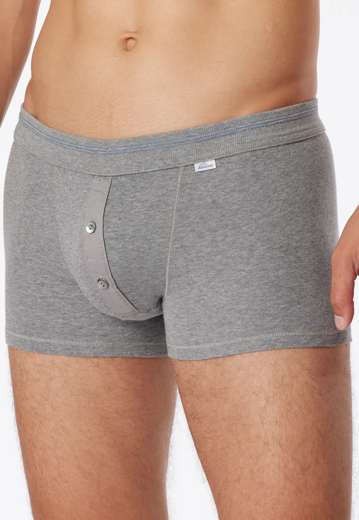 Shorts grau meliert - Revival Karl-Heinz