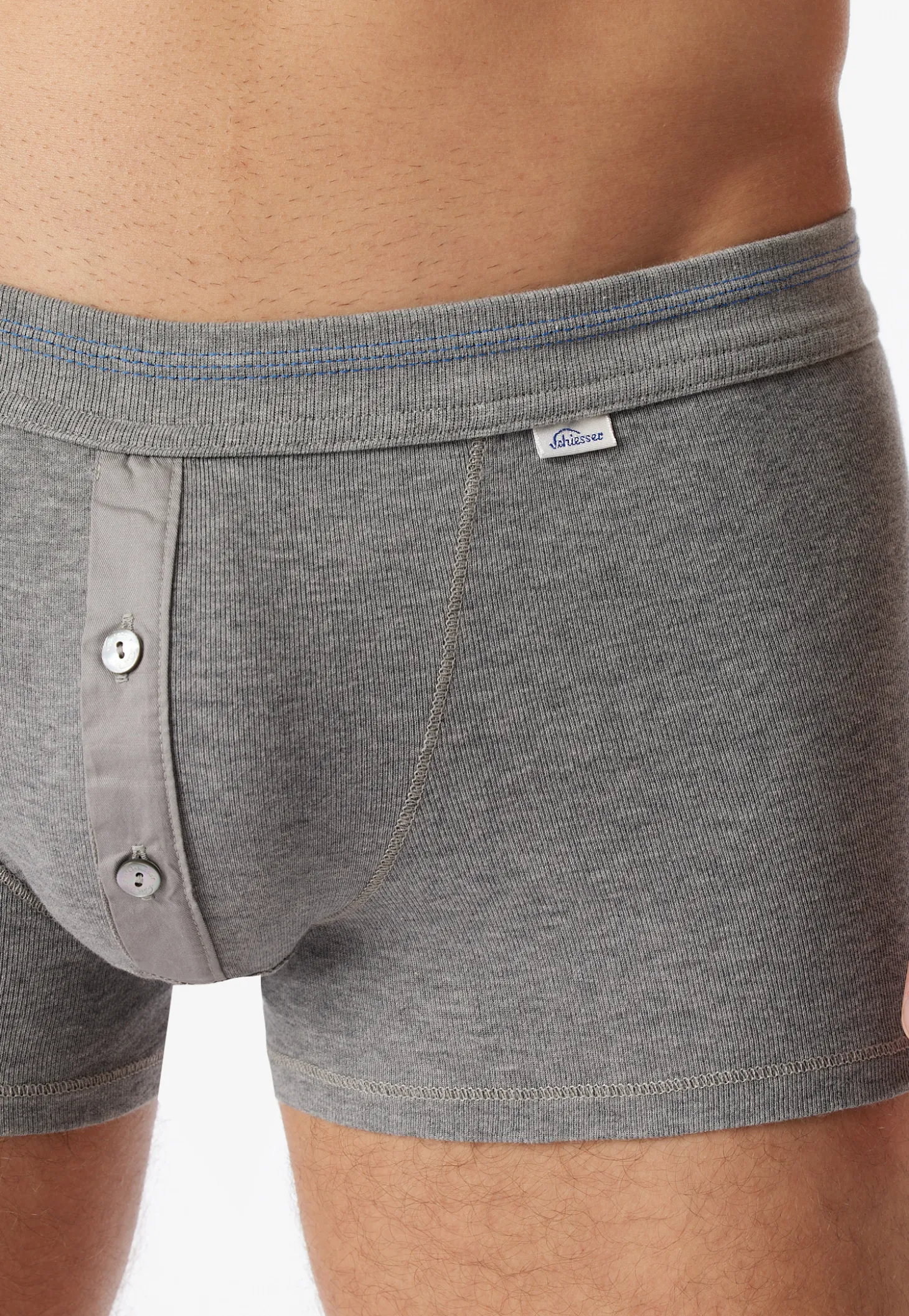 Shorts grau meliert - Revival Karl-Heinz