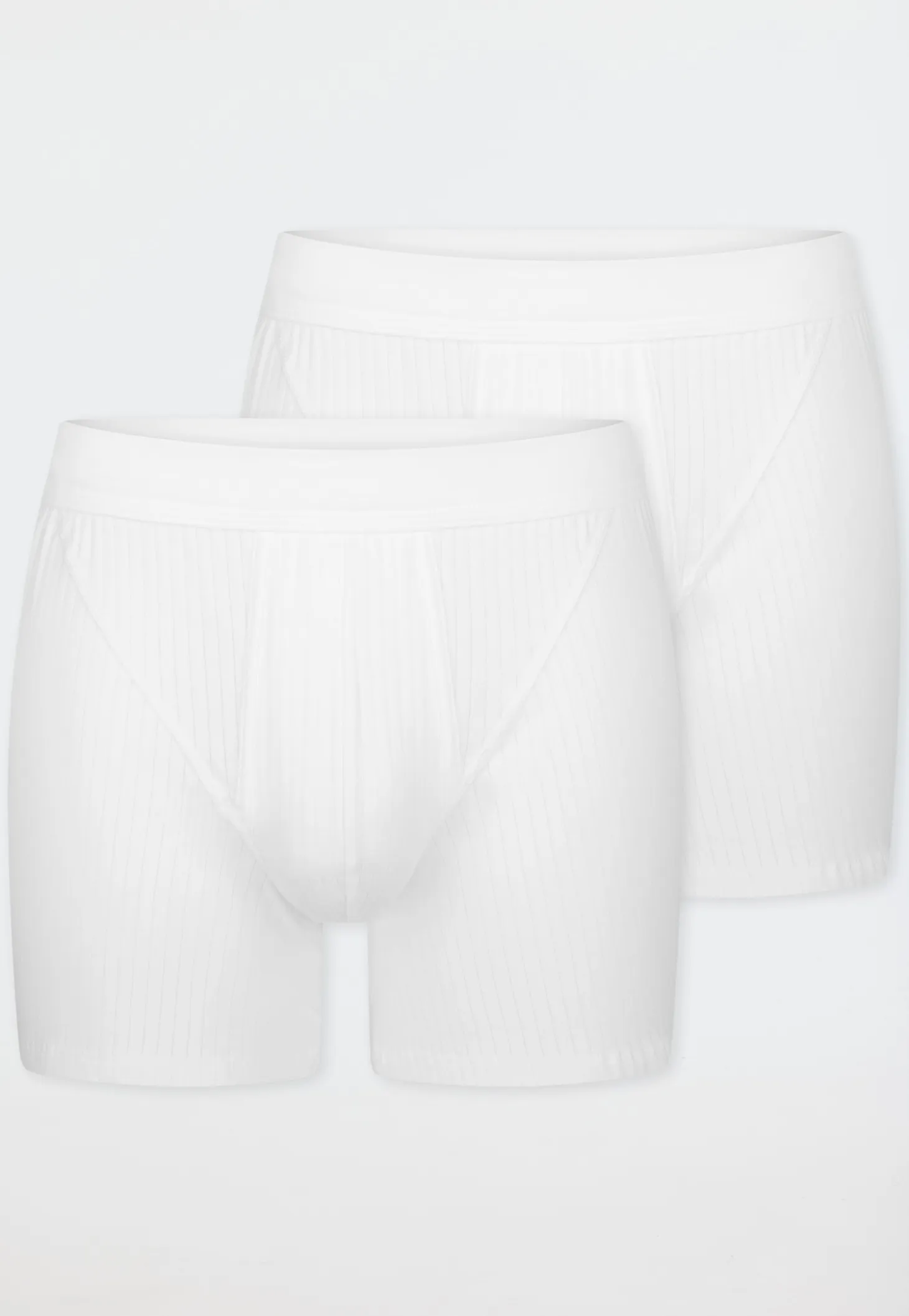 Shorts mit Eingriff 2er-Pack weiß - Authentic