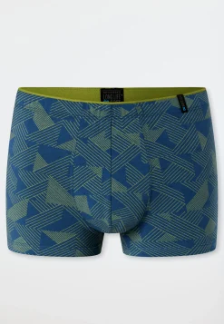 Shorts Modal gemustert grasgrün - Long Life Soft