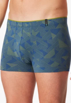 Shorts Modal gemustert grasgrün - Long Life Soft