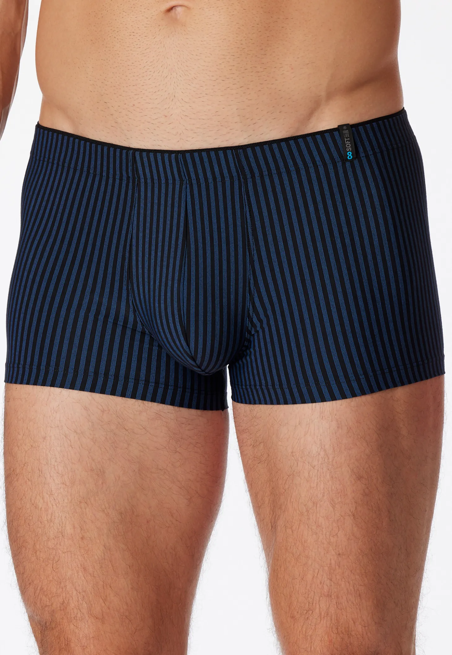 Shorts navy-schwarz gestreift - Long Life Soft