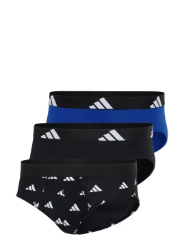 Slip 3er-Pack Schwarz/Blau - ADIDAS