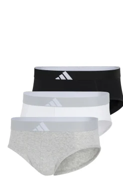 Slip 3er-Pack Schwarz/Grau/Weiss - ADIDAS