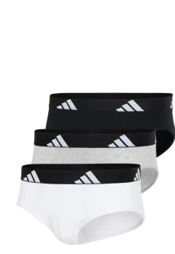Slip 3er-Pack Schwarz/Grau/Weiss - ADIDAS