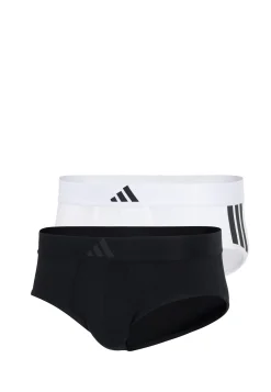 Slip 2er-Pack Schwarz/Weiss - ADIDAS