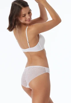 Slip Microfaser Spitze weiß - Invisible Lace