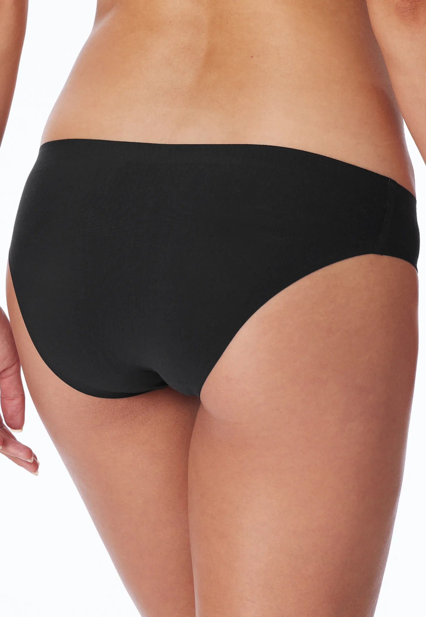 Slip nahtlos schwarz - Invisible Cotton