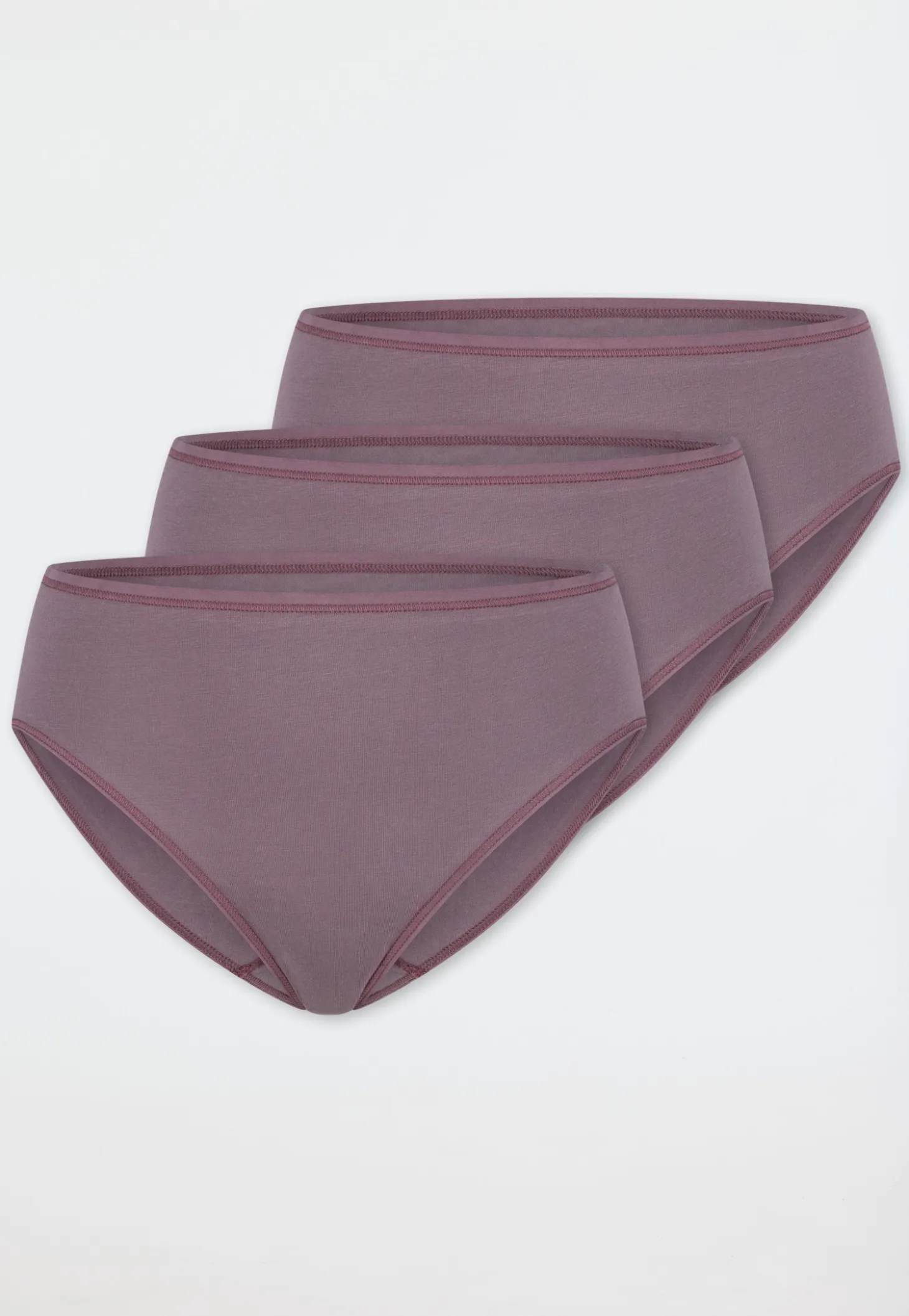 Slips 3er-Pack mauve - Essentials
