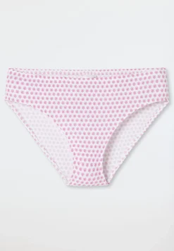 Slips 3er-Pack Ringel Blümchen mehrfarbig - 95/5