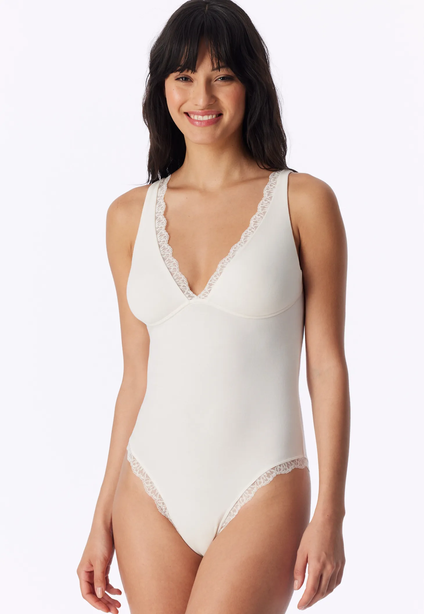 Soft-BH-Body Spitze off-white - Unique Cotton